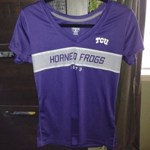 TCU dri fit v neck